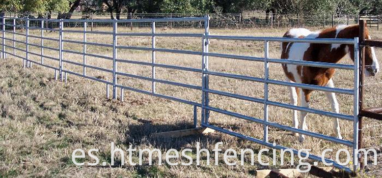 Panel de paneles de caballo de patio de ganado galvanizado portátil